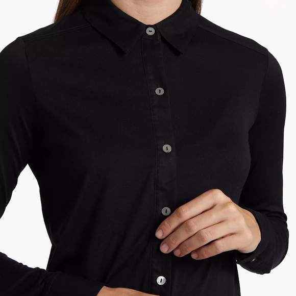 ✨ THEORY ✨ Pima Cotton Button Down Shirt. - Picture 3 of 15